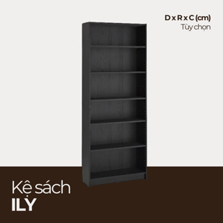  ILY Kệ sách đa dụng 6 tầng - 3 tầng KS_001 61cm x 30cm x Chiều cao Nội thất HGF HOANG GIANG 