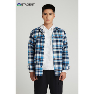 Áo sơ mi nam dạ flannel dáng Regular Metagent MS 17E3617