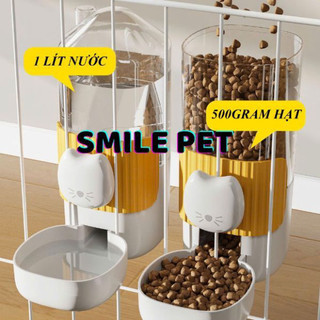 💕[FREESHIP]💕 Bình thức ăn, bình nước uống, khay ăn uống gắn chuồng lồng cho chó mèo