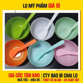 [COMBO 3 BỘ] Bộ Dụng Cụ Trộn Mặt Nạ Cao Cấp Gồm Bát, Cọ, Que Nhựa Dùng Cho Spa, Mỹ Phẩm Handmade