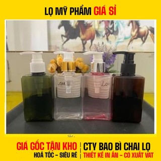   COMBO 2 CÁI  Chai Lọ Nhựa PET 100ml – 250ml | Chai Lotion Vòi Nhấn Đựng Sữa Tắm Dầu Gội Mỹ Phẩm 