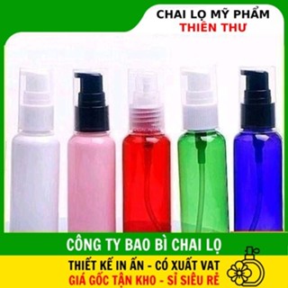  Chai Chiết Mĩ Phẩm ❣️ Nhựa Pet Xịt Giọt 100ml,50ml,30ml,20ml,10ml Phụ Kiện Du Lịch 