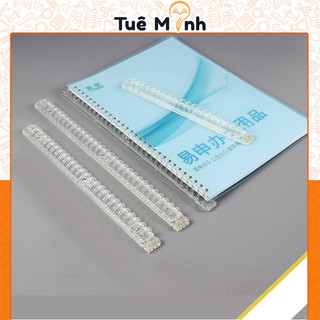 Thanh còng nhựa đóng gáy cứng B5 26 chấu P13 gáy sổ còng binder refill giấy