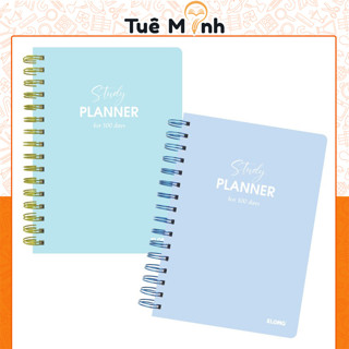 Sổ kế hoạch Klong A5 160 trang Study Planner MS 946 [Chọn Màu] VPPTUEMINH, vở lò xo kép bìa cứng