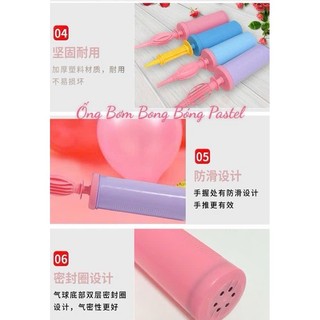 Ống bơm bong bóng