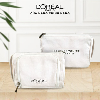 [Quà tặng không bán] Túi trang điểm du lịch L'Oreal Paris