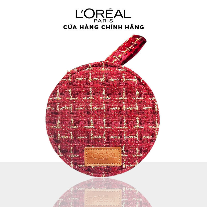 [Quà tặng không bán] Cluth Tròn Dạ Đỏ L'oreal Paris