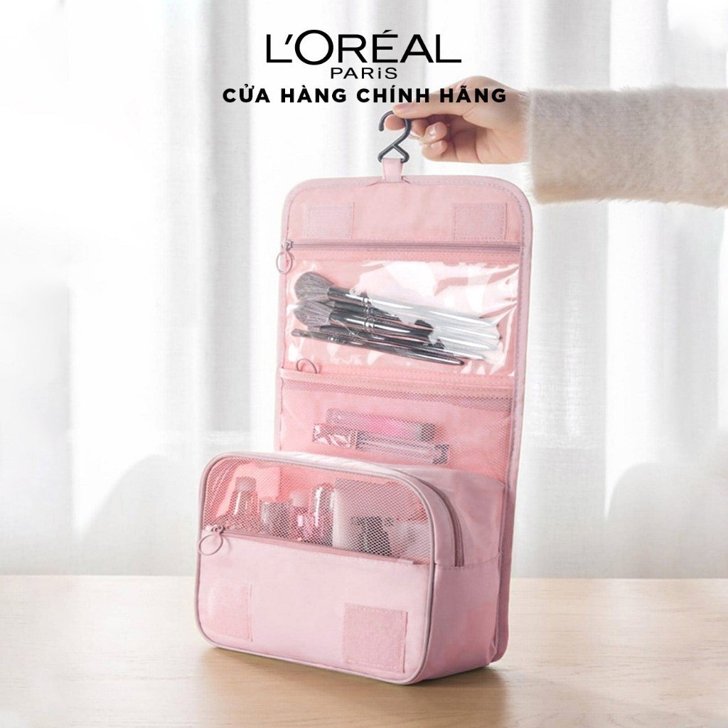 [Quà tặng không bán] Túi đựng mỹ phẩm du lịch cao cấp L'Oreal Paris