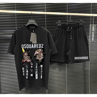 Bộ Quần Áo Dsquared2 Samurai Kiếm Sĩ Phối Quần DSq basic Hottrend Mùa Hè 2025 Mã 73