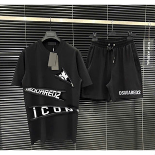 Bộ Quần Áo Icon 3 Khóa Hottrend Mùa Hè 2025 Phối Quần DSQ .Chất Liệu Vải Thoáng Mát Mềm Mịm Mã 70