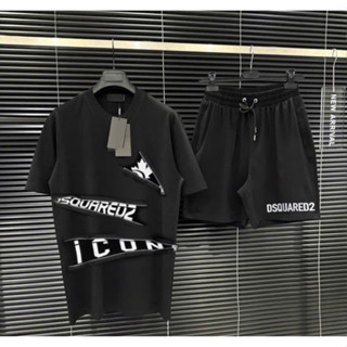 Bộ Quần Áo Icon 3 Khóa Hottrend Mùa Hè 2025 Phối Quần DSQ .Chất Liệu Vải Thoáng Mát Mềm Mịm Mã 70