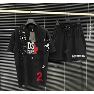  Bộ Quần Áo Dsquared2 Vẩy Sơn Phối Quần DSQ Hottrend Nam Nữ Mùa hè 2025 Giá Hạt Rẻ Mã 69 