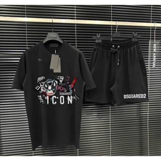 Bộ Quần Áo Chú Cún dễ Thương Phối Quần DSQ Hottrend Basic Đầy Đủ Tem Mác Chuẩn mã 77