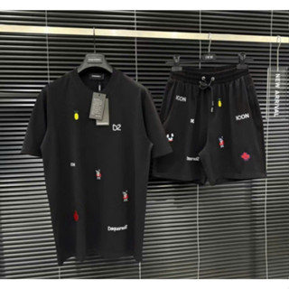 Bộ Quần Áo Dsquared2 In Hình D2 Icon Quả Dứa Siêu Nét Thiết Kế Sang Trọng Dành Cho Nam Và Nữ