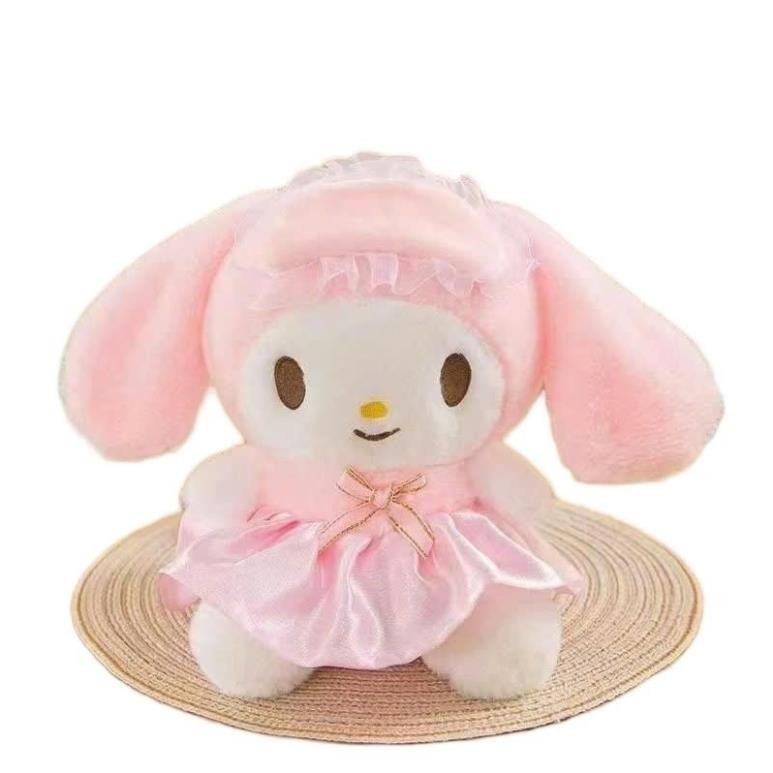 Gấu bông My Melody mặc váy hồng 25cm - Đồ chơi trẻ em - Toy thỏ melody Voi