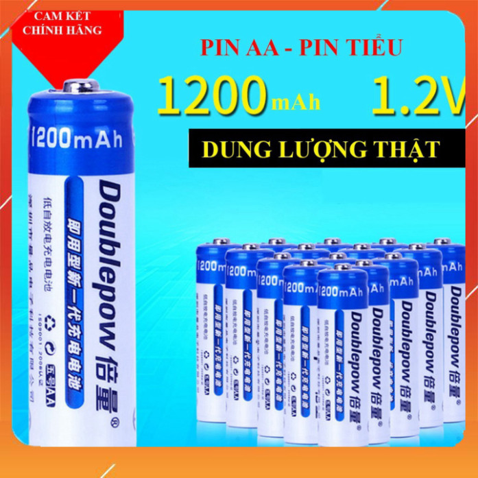 Bộ pin tiểu sạc Doublepow AA 800mAh