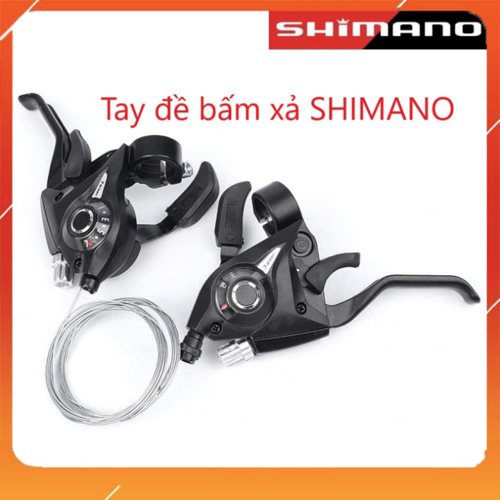tay đề tay phanh xe đạp  SHIMANO bấm 3x7, 3x8  Speed