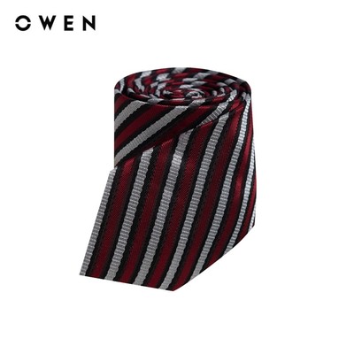 Owen - Cà vạt CV233394 màu Đỏ chất liệu Polyester