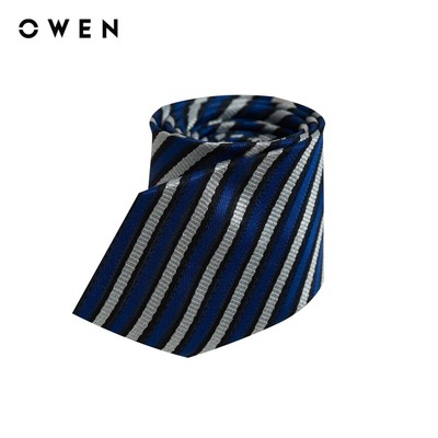 Owen - Cà vạt CV233393 màu Navy chất liệu Polyester