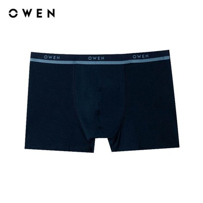 OWEN - Quần lót Lưng thun bản lớn QLB232424 màu Navy chất liệu cotton-spandex