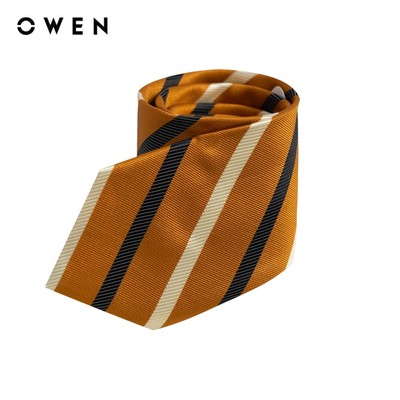 Owen - Cà vạt CV232651 màu Vàng chất liệu Polyester