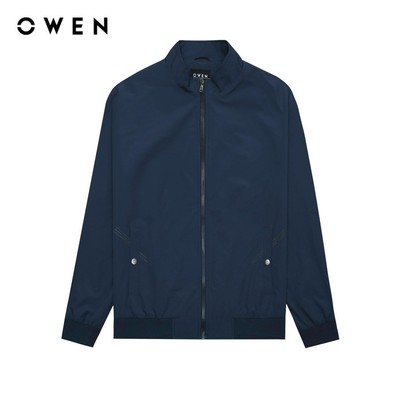 OWEN - Jacket Regular Fit JK241475 màu Xanh cổ vịt chất liệu Nylon - Spandex
