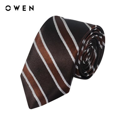 OWEN - Cà vạt CV232650 màu Nâu chất liệu Polyester