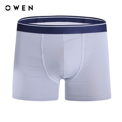 OWEN - Quần lót Body Fit QLB232403 màu Ghi chất liệu Cotton Spandex