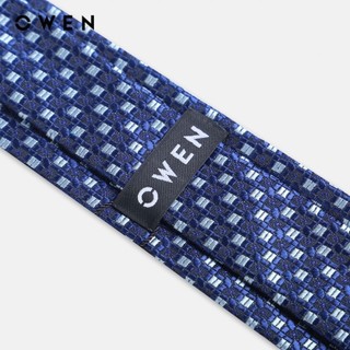 OWEN - Cà vạt CV232638 màu Navy chất liệu Polyester