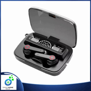 Tai nghe bluetooth M19 chip 5.1 bản mới nhất 2025,tai nghe không dây pin trâu cảm ứng nhạy cùng đèn led và âm thanh đỉnh