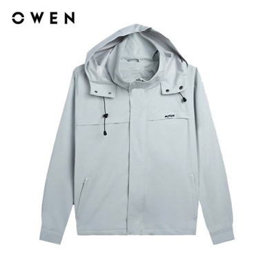 Owen - Jacket Relax Fit JK241348 màu Xám chất liệu Poly recycled (Renu)