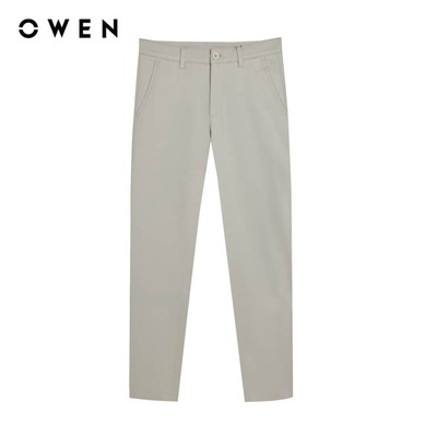 Owen - Quần khaki Regularfit QKR251268 màu Be chất liệu CVC Spandex