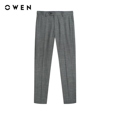 Owen - Quần tây Slim Fit QS242832 màu Nâu chất liệu TR Spandex