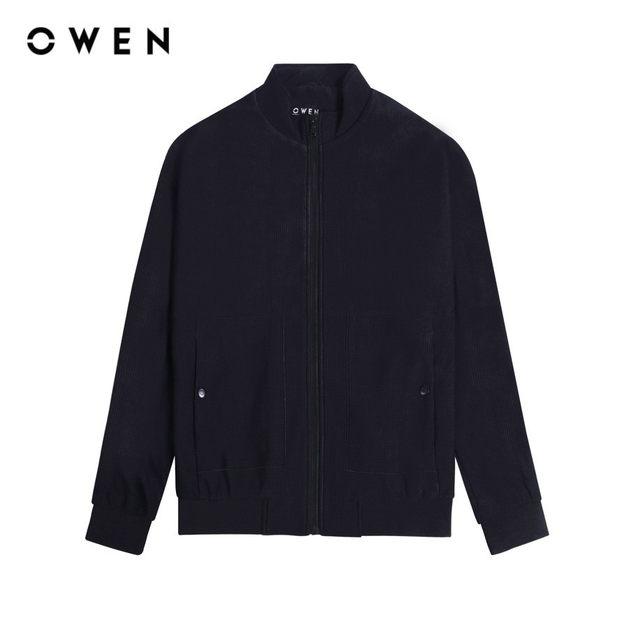 OWEN - Jacket Regular Fit JK231621 màu Đen chất liệu Polyester