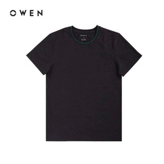  Áo T-Shirt Nam Owen Cotton Bodyfit màu xám đen - TSN22039 