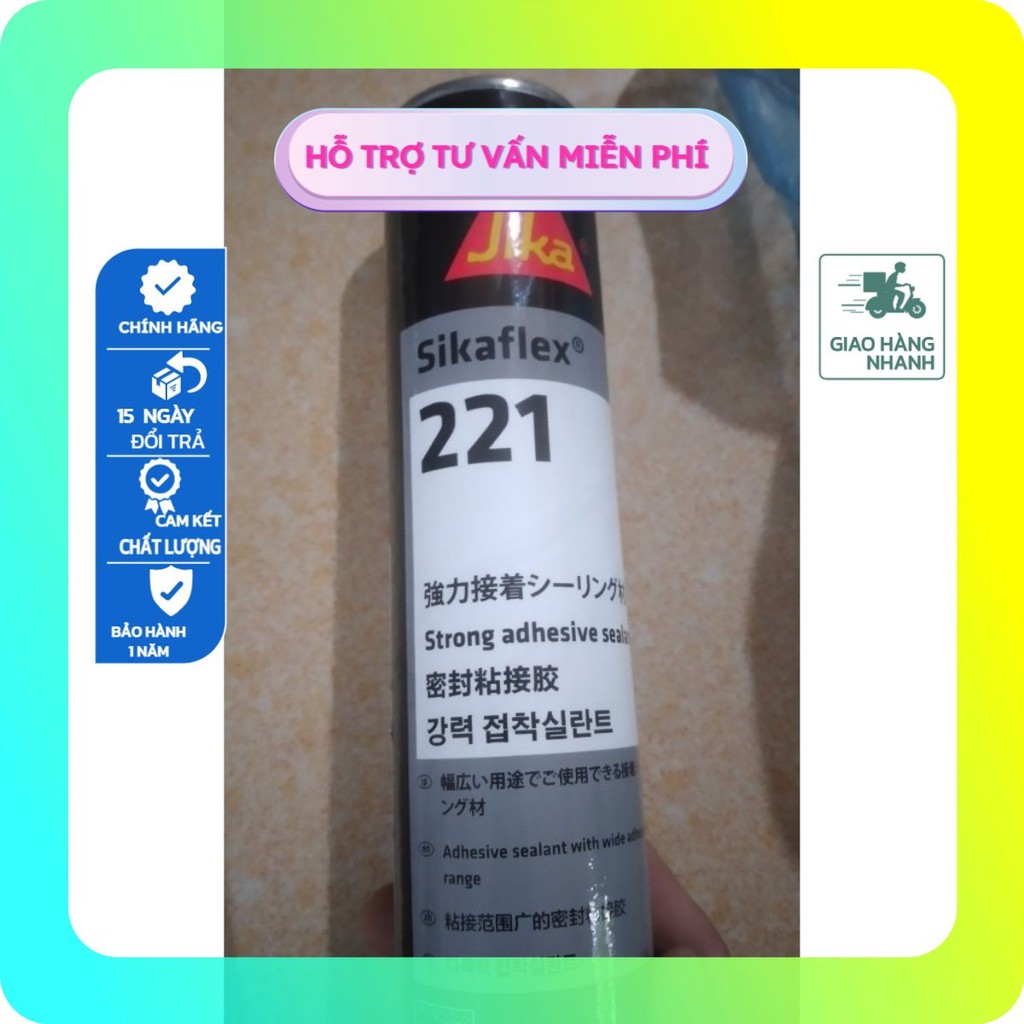 Sika flex 221 310ml (Trắng) - Keo trám khe