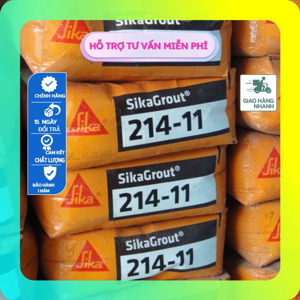 Sika grout 214-11 Vữa Rót  Không Co Ngót