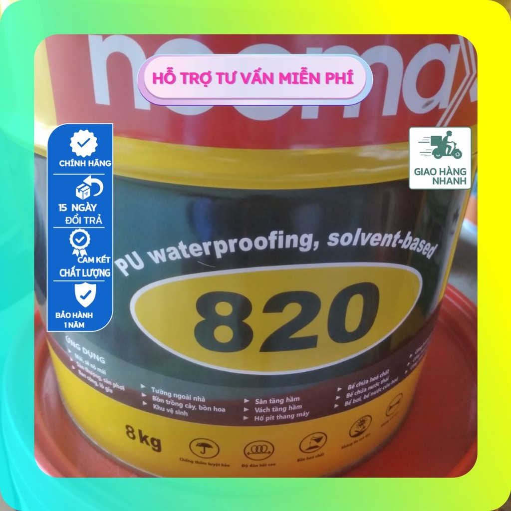 NEOMAX 820 (thùng 8 kg) SƠN CHỐNG THẤM POLYURETHANE