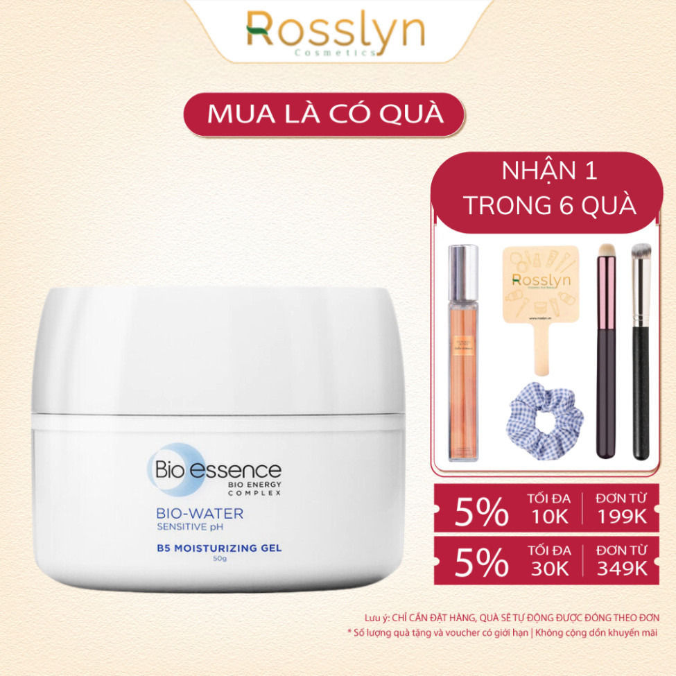 Kem dưỡng ẩm dạng gel với HA và vitamin B5, cấp ẩm sâu và tăng cường hàng rào bảo vệ da  Bio essence