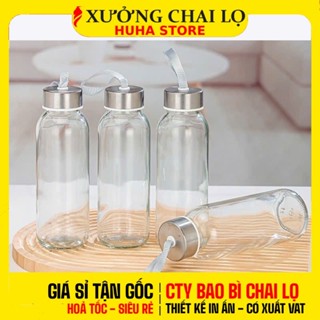 [COMBO 3 CÁI] Chai Thủy Tinh Nắp Dây Xách 300ml 500ml ❣️ Chai Đựng Đồ Uống, Nước Ép, Trà Hoa Quả, Sinh Tố Tiện Dụng