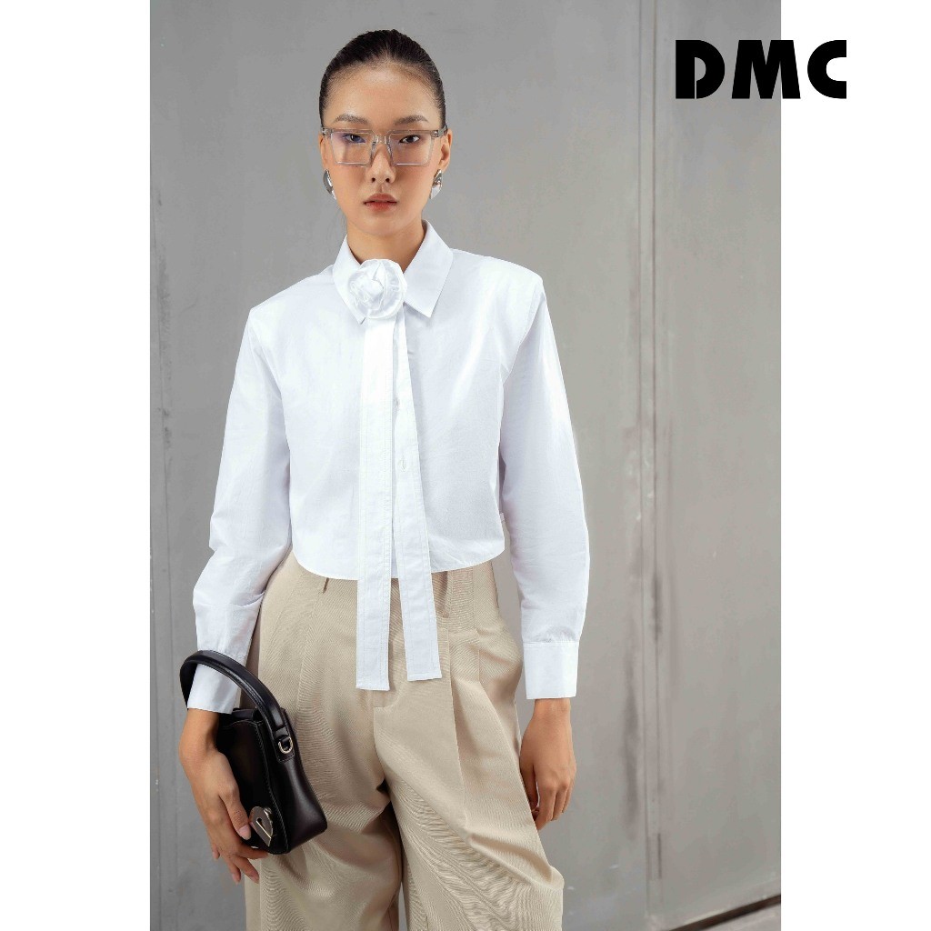 Quần nữ kaki be ống rộng DMC (Beige Khaki Loose Pants)