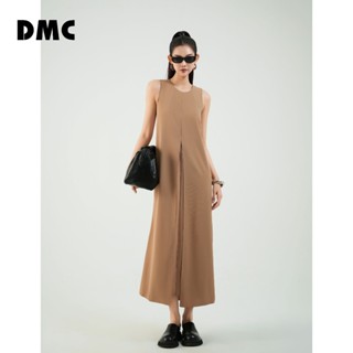  Đầm maxi sát nách nâu vàng DMC  Yellowish Brown Megashi Maxi Dress  
