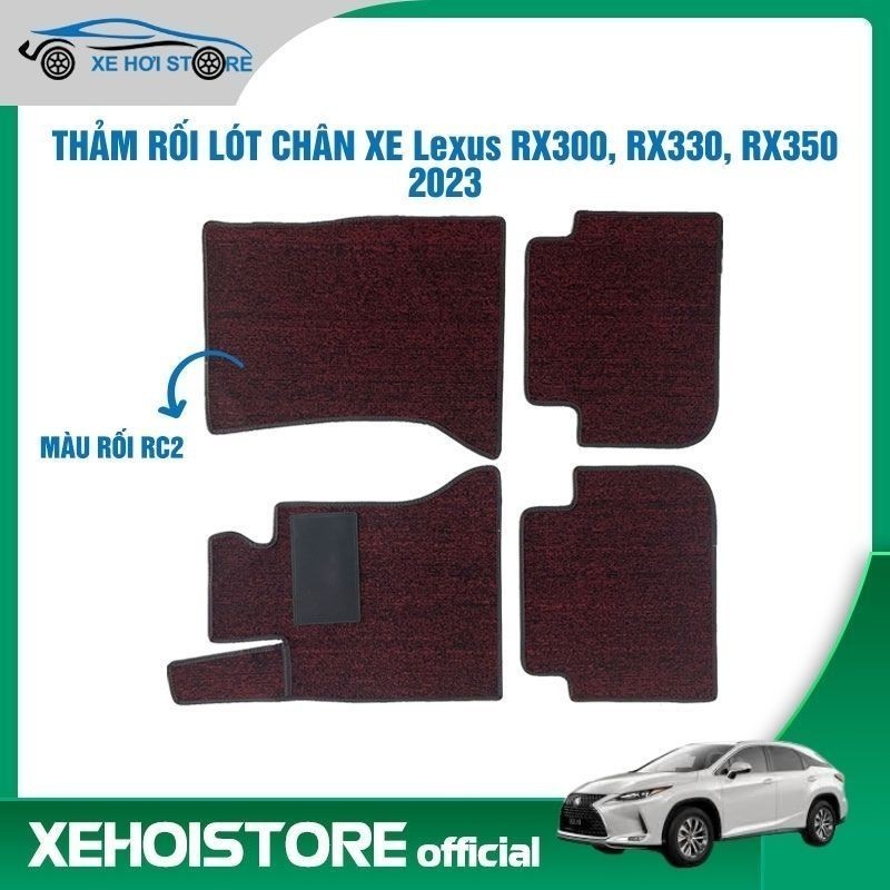 Bộ thảm rối lót chân ô tô dành cho xe 5 chỗ Lexus RX300, RX330, RX350 2023