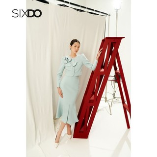 Chân váy thô đuôi cá SIXDO (Midi Raw Skirt)