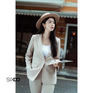 Quần nữ kẻ dọc SIXDO (Stripe Woven Pants)