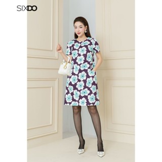 Đầm suông hoa SIXDO (Floral Mini Raw Dress)