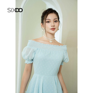 Đầm voan chấm bi (Polka Dot Midi Voile Dress)