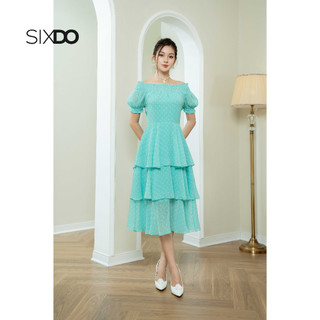 Đầm voan chấm bi (Polka Dot Midi Voile Dress)