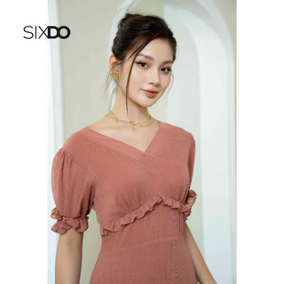 Đầm voan midi SIXDO (Russet Midi Voile Dress)