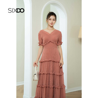 Đầm voan midi SIXDO (Russet Midi Voile Dress)